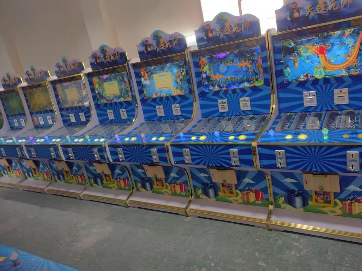 新款2人捕鱼机礼品机自动售卖机幸运犀牛天蓬元帅战神归来乐淘淘